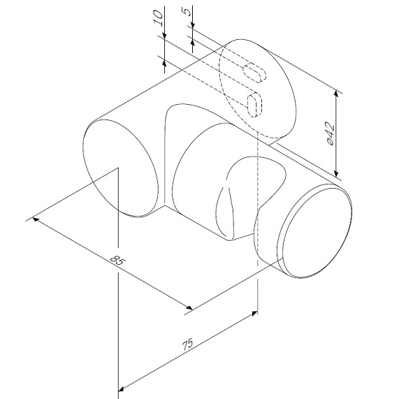 Держатель для душевой лейки AM.PM F0500864 настенный хром-2