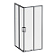 Душевое ограждение без поддона 90x90 AM.PM Above W9XG-403-9090-BT профиль черный