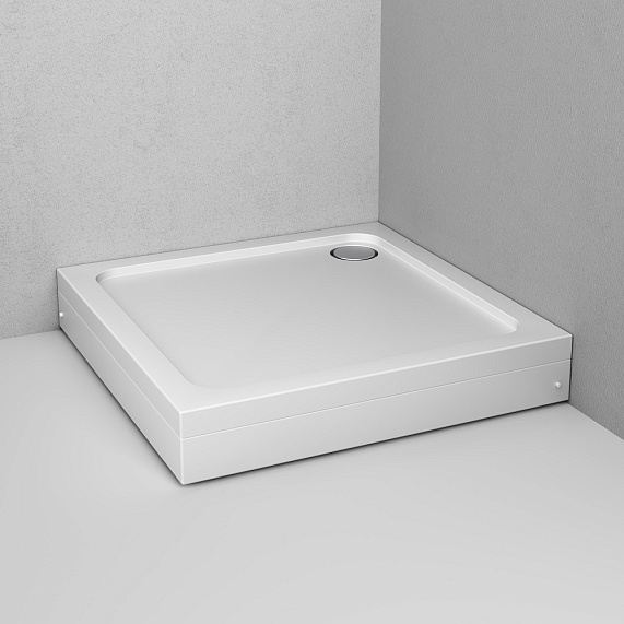Поддон душевой 100x100 AM.PM Gem W90T-403-100W с сифоном, белый