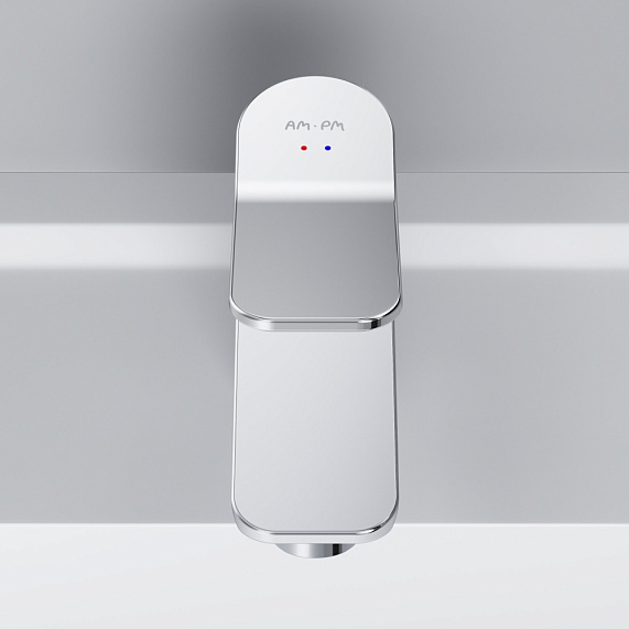 Тумба с раковиной и смесителем 65 AM.PM X-Joy M85AFHX0652WG подвесная белый глянец-2