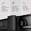 Душевое ограждение без поддона 100x100 AM.PM Gem W90G-403-100100-BT профиль черный матовый