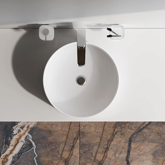 Раковина накладная 40 AM.PM Func M8FWCC40400WG белая-2