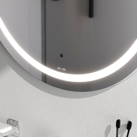Зеркало с подсветкой в ванную круглое 70 AM.PM X-Joy M85AMOX0701WG сенсорное-3