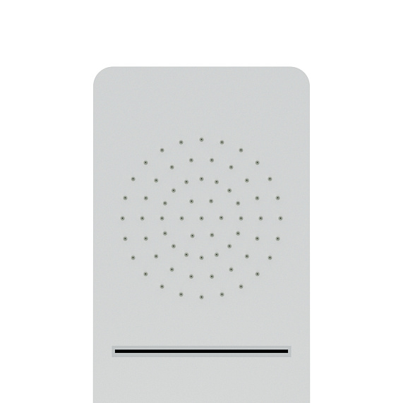 Гидромассажная панель AM.PM Joy W85P-2-136AW стойка с тропическим душем, смесителем, белая матовая-4