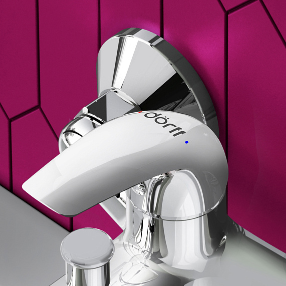 Cмеситель для ванны и душа Dorff Stark D1101000 хром-4