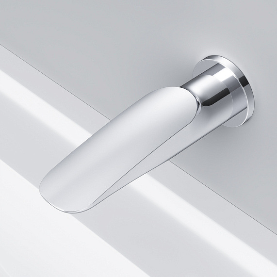 Встраиваемая душевая система AM.PM Sensation хром: тропический верхний душ, излив, модуль MultiDock-1