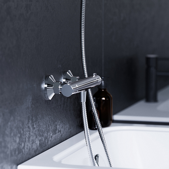 Смеситель для душа Damixa Jupiter 776000000 термостат, хром-2