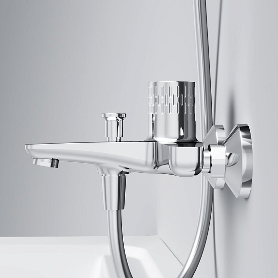Смеситель для ванны и душа AM.PM Gem F90A10400 с индикацией температуры, хром-2
