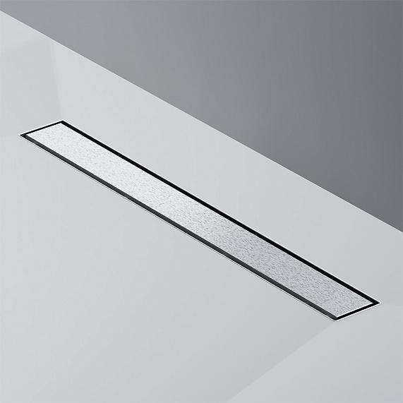 Душевой трап (лоток) 60 AM.PM MasterFlow W01SC-U11-060-04SB комбинированный затвор со стальной матовой решеткой под плитку-18