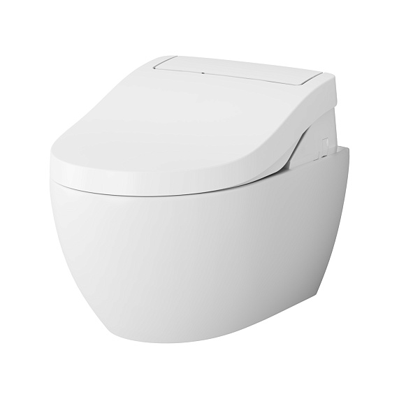Унитаз-биде подвесной AM.PM Awe C111739SC с электронным управлением и сиденьем микролифт, белый-10