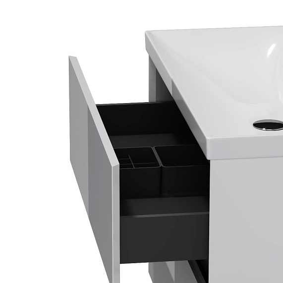 Тумба с раковиной 80 AM.PM Above M9X-FHX0802WG-WCC0800WG подвесная белая глянцевая-9