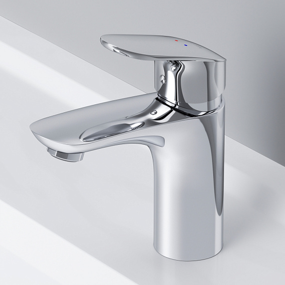 Тумба с раковиной и смесителем 80 AM.PM Like M80FHX0802WG подвесная белый глянец-1