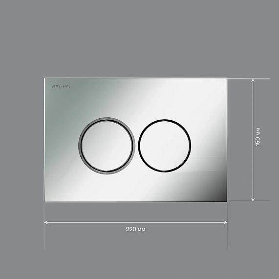 Клавиша смыва для инсталляции AM.PM ProC L I070131 механическая серебристая-4