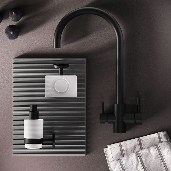 Смеситель для кухни AM.PM X-Joy S F85B07722 высокий, с каналом питьевой воды, черный-5