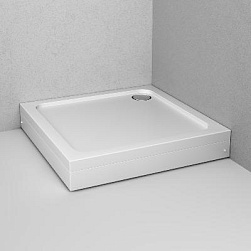 Поддон душевой 80x80 AM.PM Gem W90T-403-080W с сифоном, белый