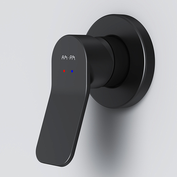 Смеситель для душа AM.PM X-Joy F85A65022 черный встраиваемый-1