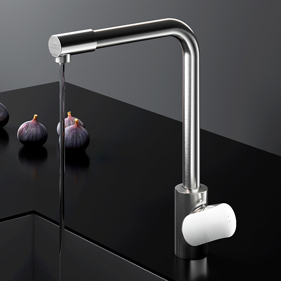 Смеситель для кухни AM.PM Like F8005711 высокий с каналом питьевой воды, сатин-2