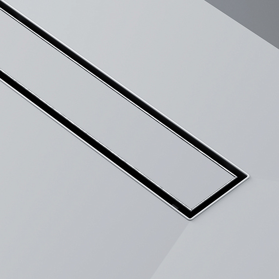 Душевой трап (лоток) 80 AM.PM MasterFlow W01SC-U11-080-04SB комбинированный затвор со стальной матовой решеткой под плитку-17