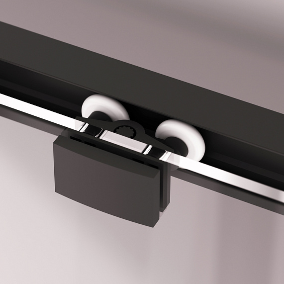 Душевое ограждение без поддона 90x90 AM.PM Above W9XG-403-9090-BT профиль черный-10