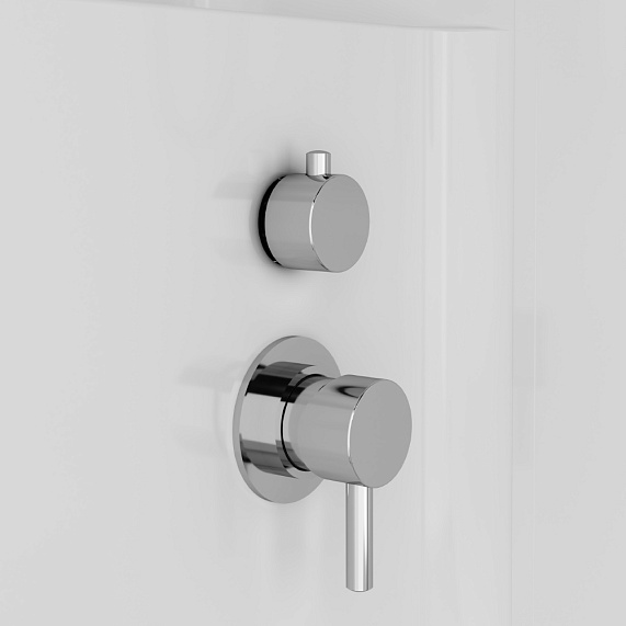 Душевая кабина 90x90 AM.PM Gem W90C-333-090WTA профиль серебристый, низкий поддон-3