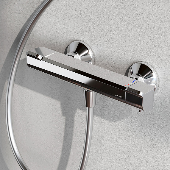 Смеситель для душа AM.PM Flash F9H40000 термостат, хром