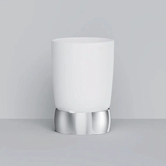 Стакан для зубных щеток AM.PM Sensation A3031300 стеклянный, отдельностоящий, хром-3