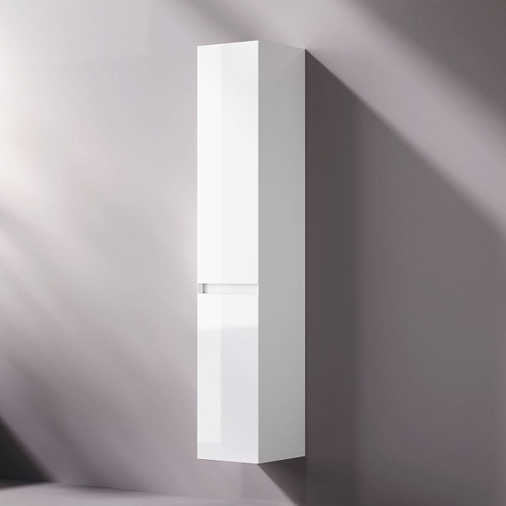 Шкаф-пенал для ванной 35 AM.PM Above M9XCHR0352WG навесной правый белый глянцевый-1