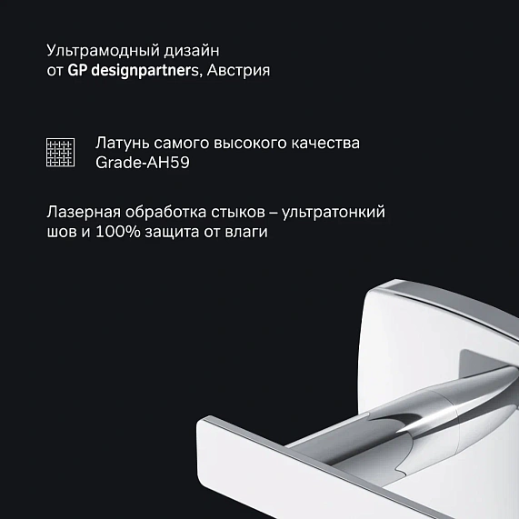 Вешалка для полотенец AM.PM Gem A90346400 хром-4